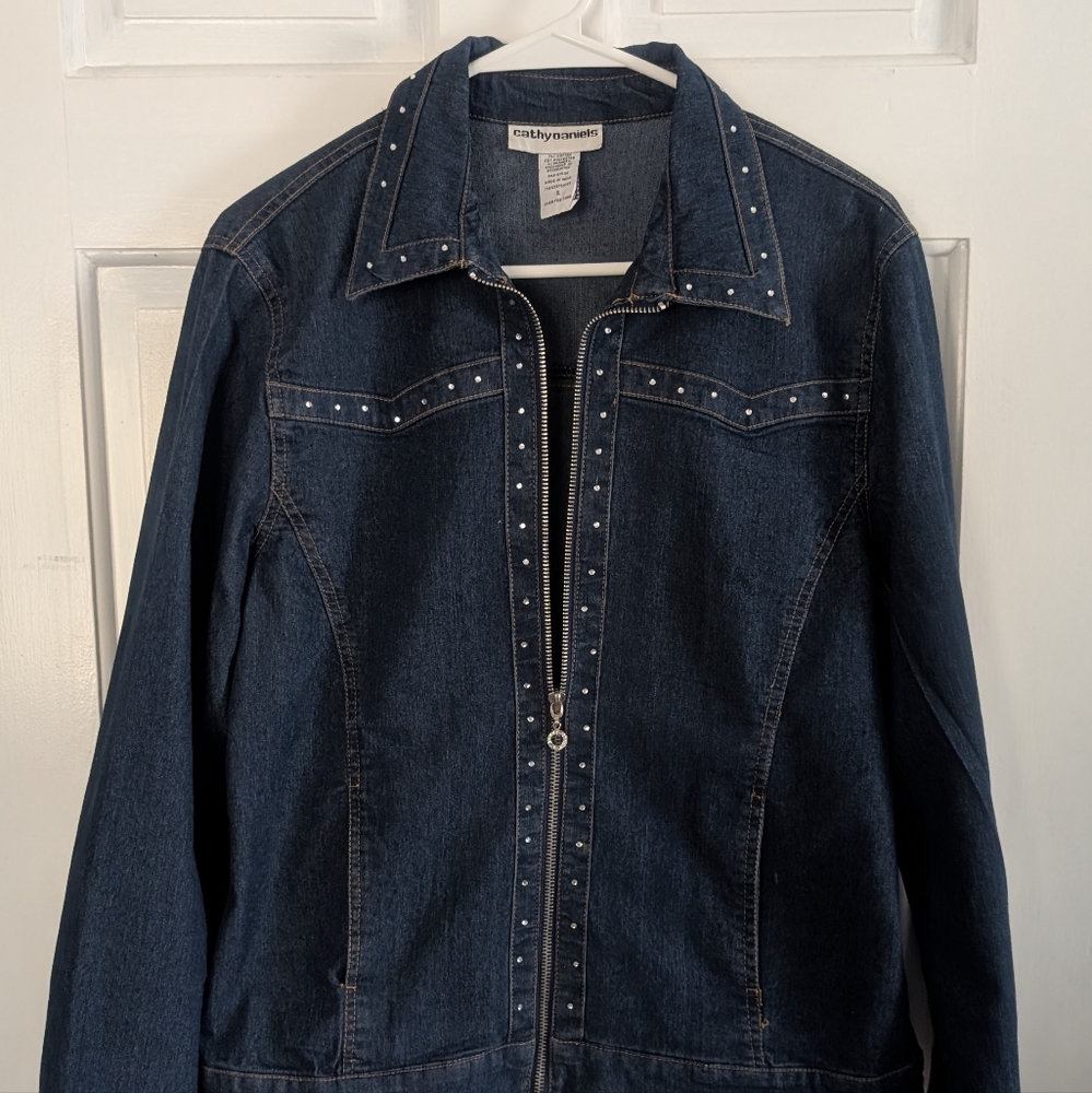 Cathy Daniels Denim Jacket size small.